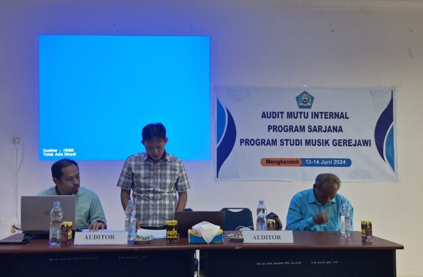 Tim Auditor LPM IAKN Toraja Gelar Audit Mutu Internal di Prodi S1 Musik Gerejawi: Langkah Strategis Tingkatkan Akreditasi